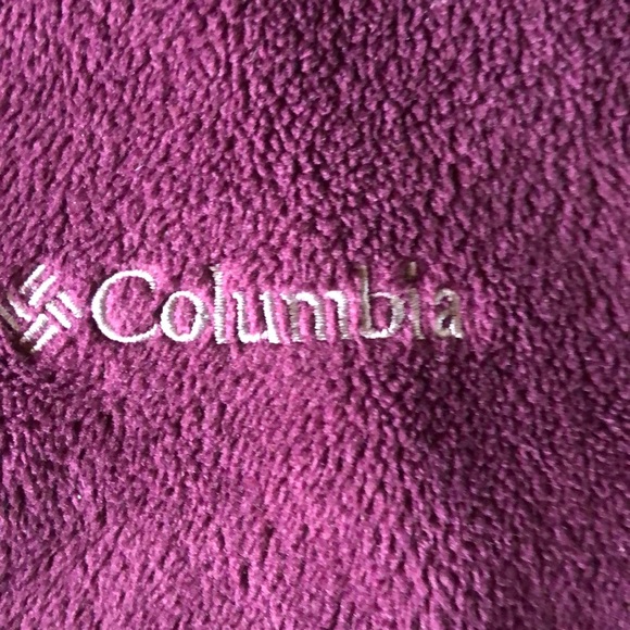 Columbia Purple Super Soft Zipper Fleece size XS - Picture 5 of 8